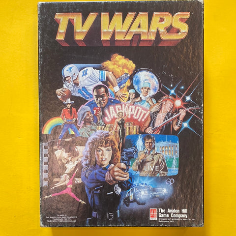 TV WARS - Avalon Hill Vintage 1987