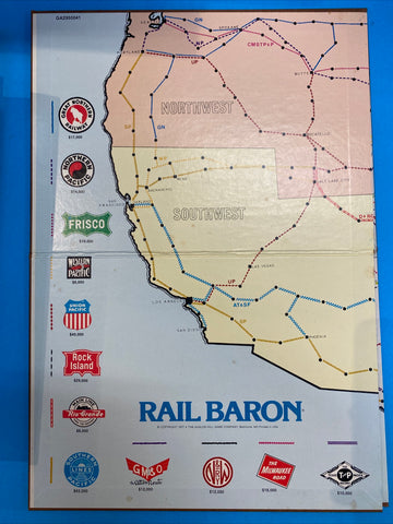 Rail Baron - Vintage Avalon Hill 1977