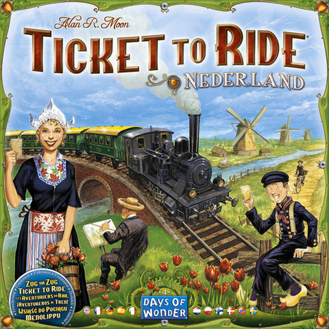 Ticket to Ride - Nederland Map